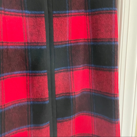 Brooks Brothers Red Fleece Plaid Wool Holiday Dress - Picture 8 of 10
